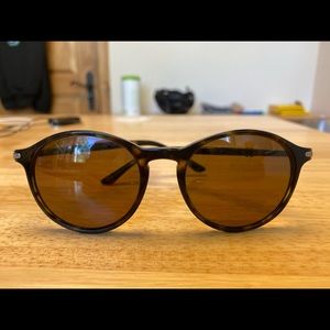 Giorgio Armani Polarized Havana Sunglasses